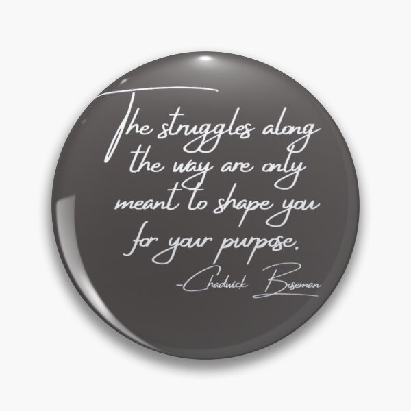 Item preview, Chadwick Boseman Inspirational Quote designed and sold by TonsPOD.