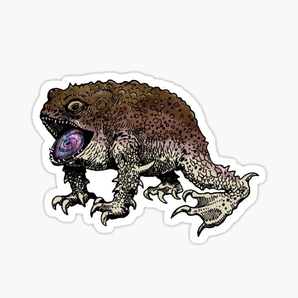 Item preview, Galaxy Frog Monster designed and sold by Rebecca O’Connell.