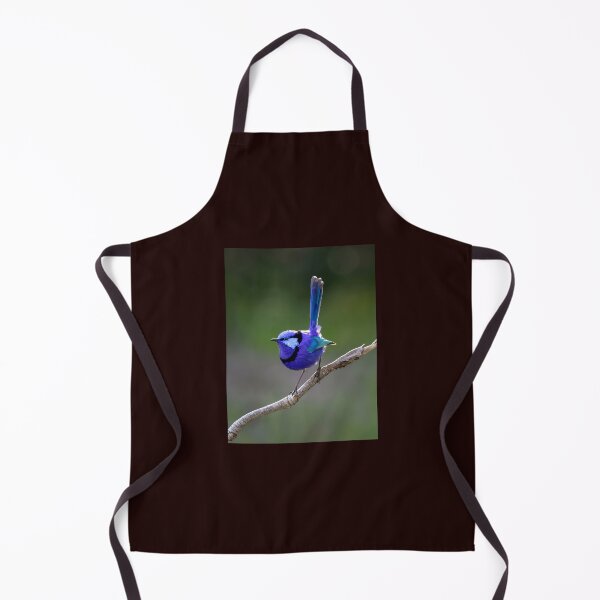 Item preview, Bruce the Blue Wren in afternoon light designed and sold by gwenthewren.