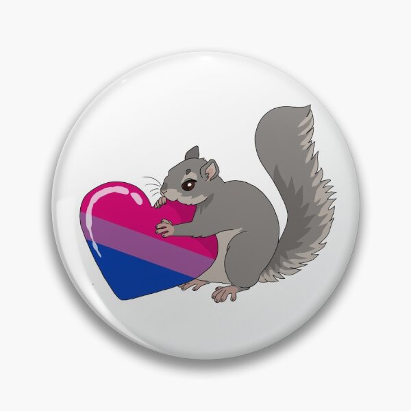Item preview, Bisexual flag Squirrel designed and sold by MistyFigs.