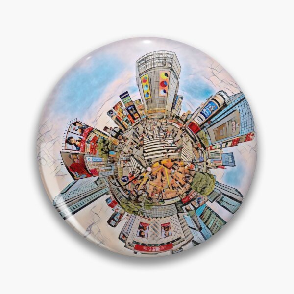 Item preview, Tiny Planet, Tokyo Skyline, Japan designed and sold by Marlene Watson-Hall.