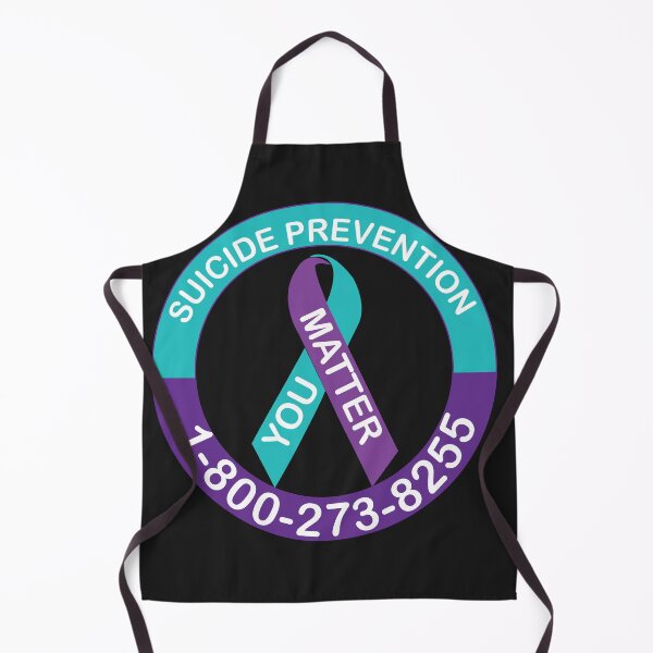 Item preview, Suicide Awareness Ribbon Decal. Suicide Prevention hotline 1-800-273-8255. Remembrance Prevention. Be alive. You are loved. You Matter! designed and sold by NiceThing-com.