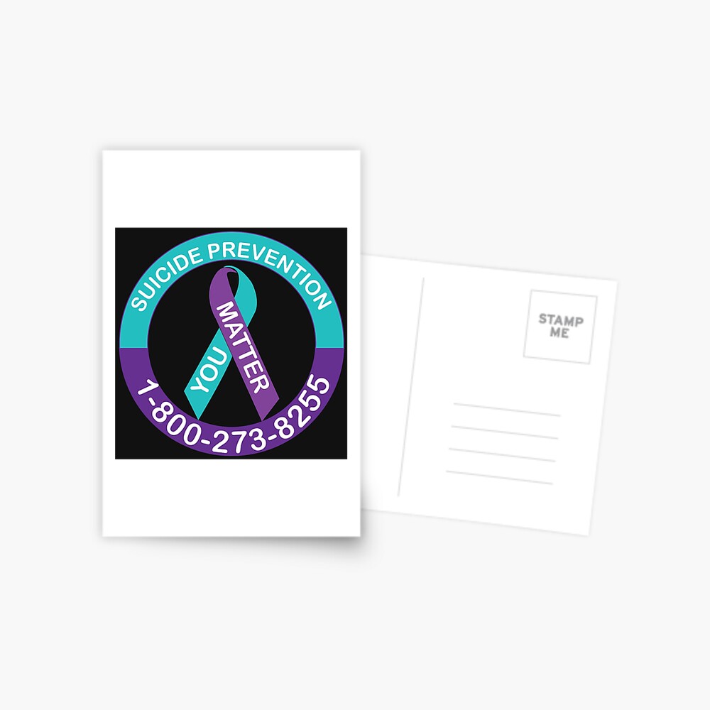 Suicide Awareness Ribbon Decal Remembrance Prevention Window Sticker HOT LINE 