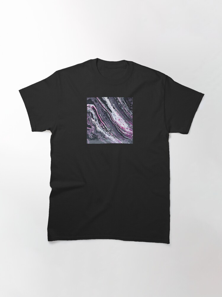 Alternate view of Abstract Painting-"The Pink Zebra"-Abstract Art-Abstracts Classic T-Shirt