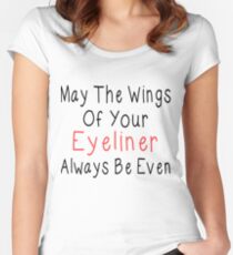 Eyeliner Women's Fitted Scoop T-Shirt
