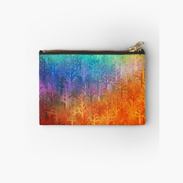 Item preview, Colorful trees rainbow forest designed and sold by Red Witch Art.