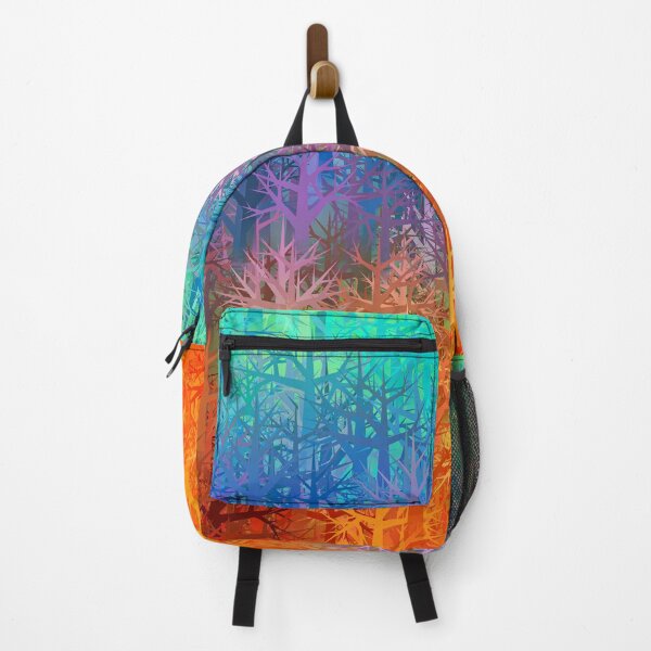 Item preview, Colorful trees rainbow forest designed and sold by Red Witch Art.