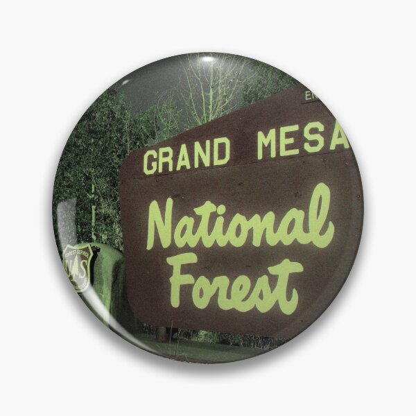 Item preview, Grand Mesa National Forest sign (Green hue) designed and sold by Jwmoore303.