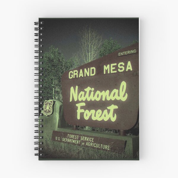 Item preview, Grand Mesa National Forest sign (Green hue) designed and sold by Jwmoore303.