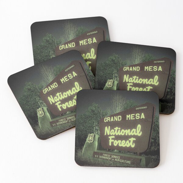 Item preview, Grand Mesa National Forest sign (Green hue) designed and sold by Jwmoore303.