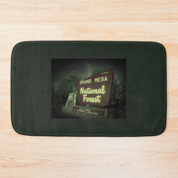 Item preview, Grand Mesa National Forest sign (Green hue) designed and sold by Jwmoore303.