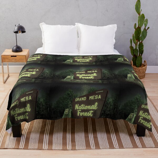 Item preview, Grand Mesa National Forest sign (Green hue) designed and sold by Jwmoore303.