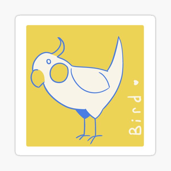 Bird. Sticker