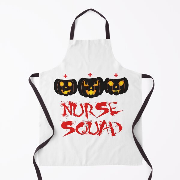 Item preview, Funny & Scary Pumpkin Nurse Squad designed and sold by Breechcloth.