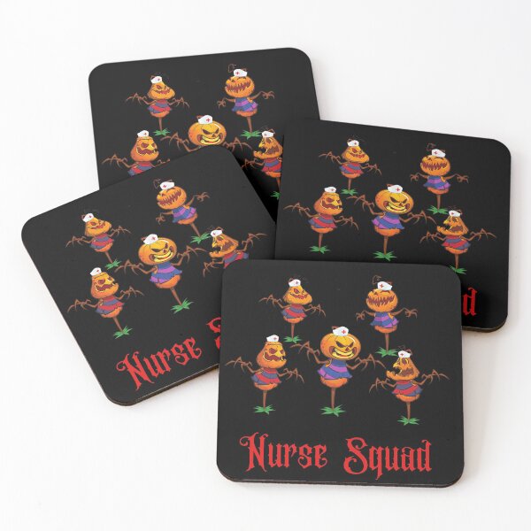 Item preview, Funny Pumpkin Nurse Squad Fighting designed and sold by Breechcloth.