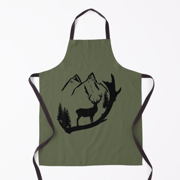 Item preview, Deer Antler mountain scene wildlife designed and sold by Panida Cheewarattanapong.
