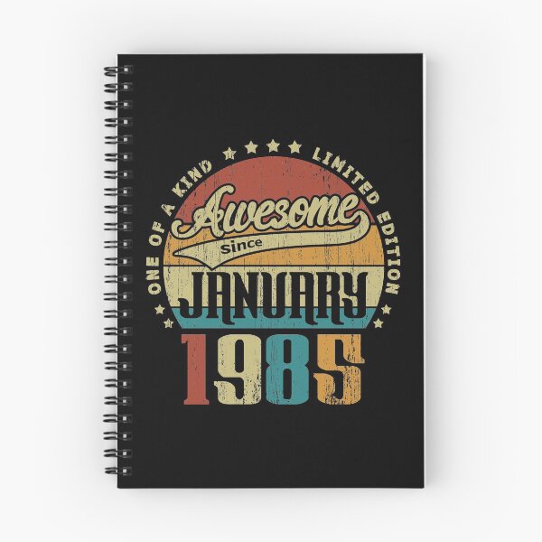 Item preview, Vintage January 1985 One Of A Kind Awesome Since January 1985 36th Birthday Gift 36 Years Old designed and sold by Takatv.
