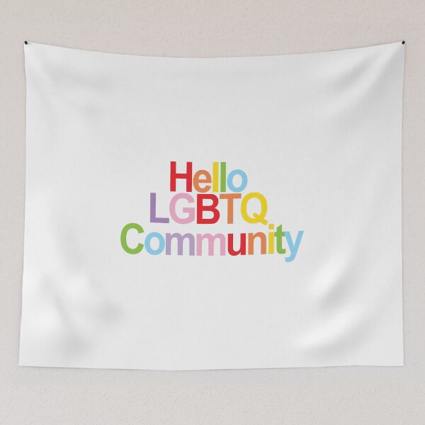 Item preview, hello LGBTQ community rainbow designed and sold by emwing14.