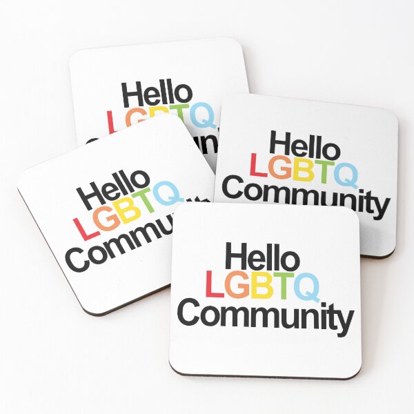 Item preview, hello LGBTQ community rainbow - 2 designed and sold by emwing14.
