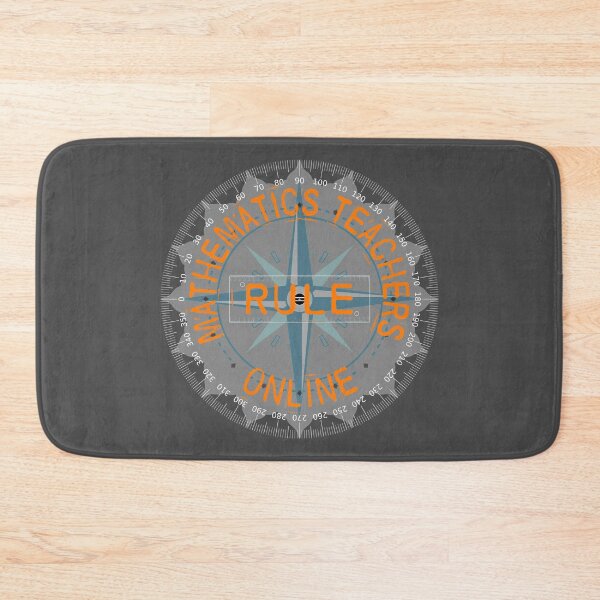 Item preview, Mathematics Teachers Rule Online. Online Learning, Distance Learning Unique and Special Math Design for Darker Colors. designed and sold by UrTops.