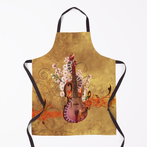 Item preview, Wonderful violin with keyboard and flame designed and sold by nicky2342.