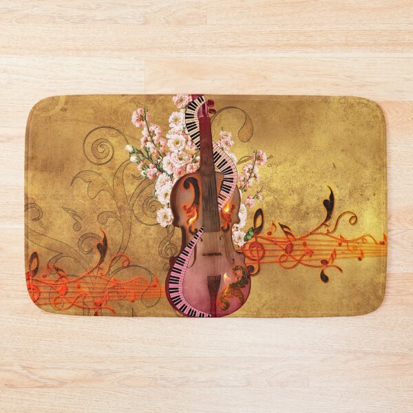 Item preview, Wonderful violin with keyboard and flame designed and sold by nicky2342.