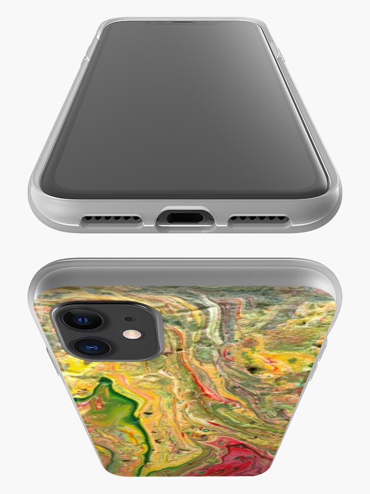 Alternate view of Abstract Painting-"Craters and Crevices"-Abstract Art iPhone Case & Cover