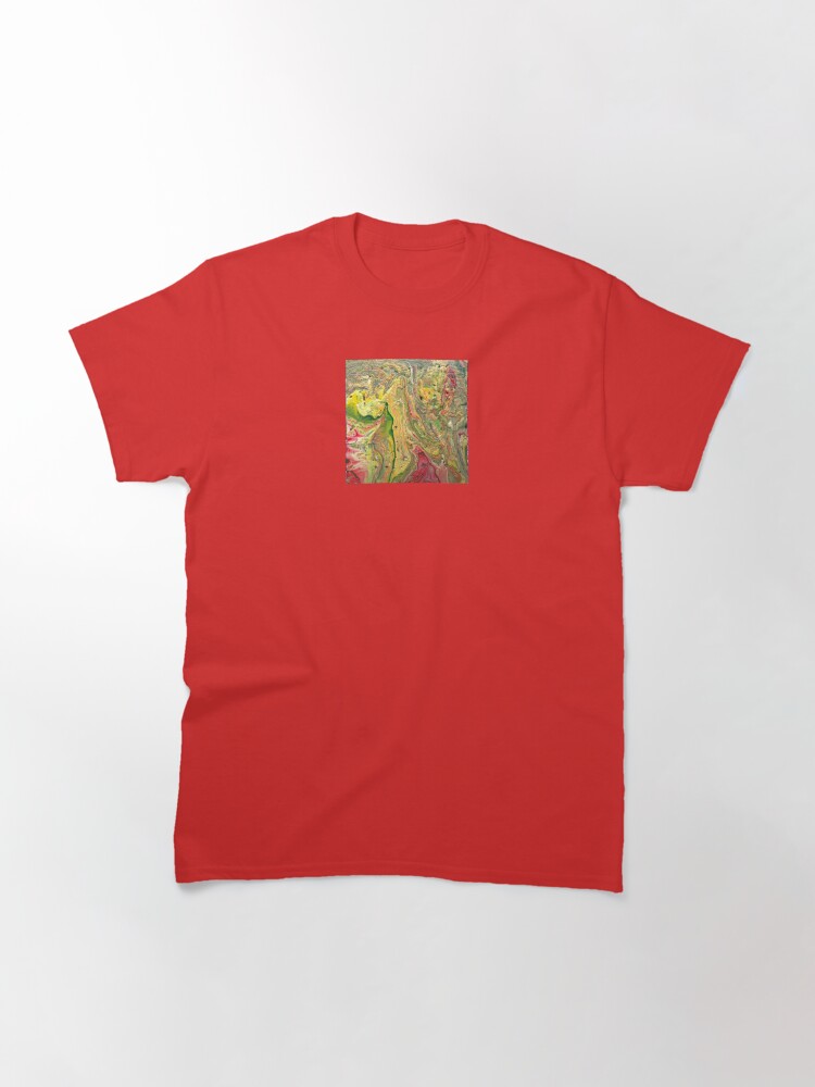 Alternate view of Abstract Painting-"Craters and Crevices"-Abstract Art Classic T-Shirt