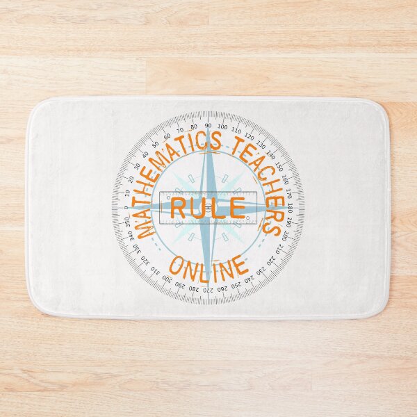Item preview, Mathematics Teachers Rule Online. Online Learning, Distance Learning Unique and Special Math Design for Lighter Colors. designed and sold by UrTops.