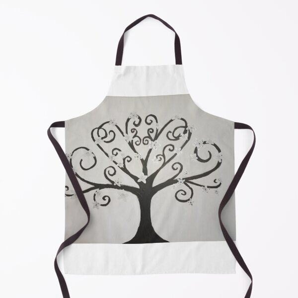 Item preview, Black Decorative Tree with Silver Flowers designed and sold by EmilyAmeliaArt.