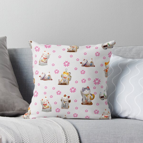 Item preview, Cute lucky Maneki cat pattern  designed and sold by Japanculture.