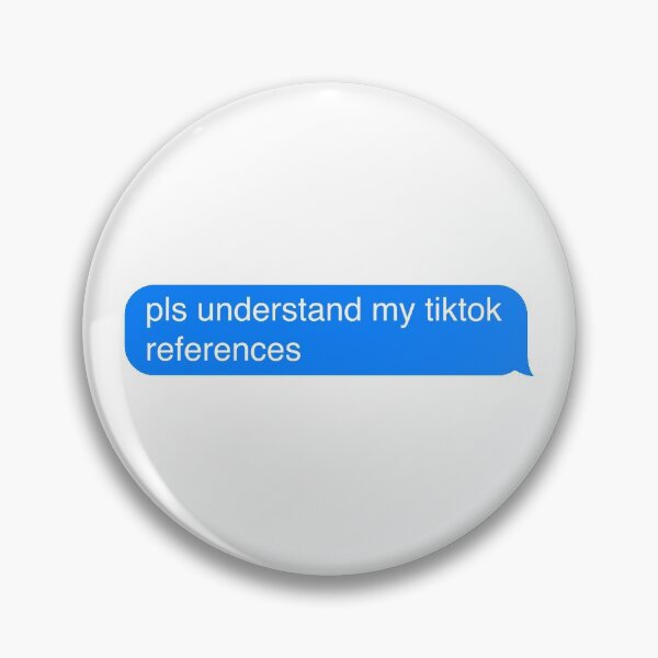 Aperçu de l'œuvre Autocollant Tiktok références message texte imessage iPhone créée et vendue par seniadesigns.