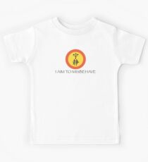 Aim to Misbehave Kids Tee