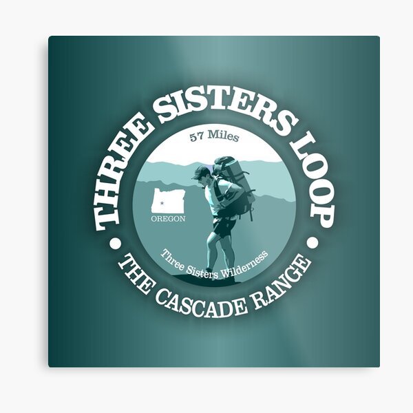 Three Sisters Loop Trail (T) Metal Print