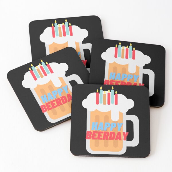 Item preview, Happy Beerday Birthday Beer by Boo-da-chay designed and sold by Boo-da-chay.