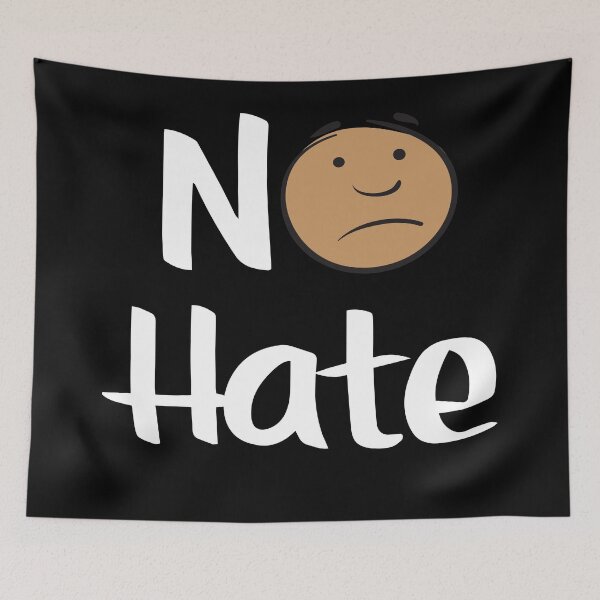 Item preview, No Hate Kid African American Cute Child With Frown designed and sold by ProjectX23.