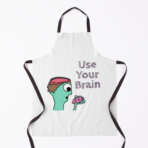 Item preview, Use Your Brain Zombie Halloween designed and sold by ArtOnBroomhill.