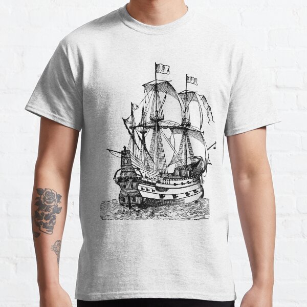 Classic Sailing Ship 02 Classic T-Shirt