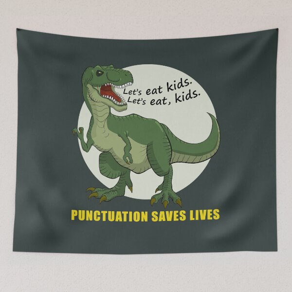 Item preview, let's eat kids let's eat, kids punctuation saves lives designed and sold by AMITAVA CHOWDHURY.