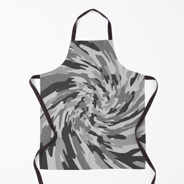 Item preview, Gray Camouflage Twisted Pattern in Gray Shades and Black designed and sold by ShopieHome.