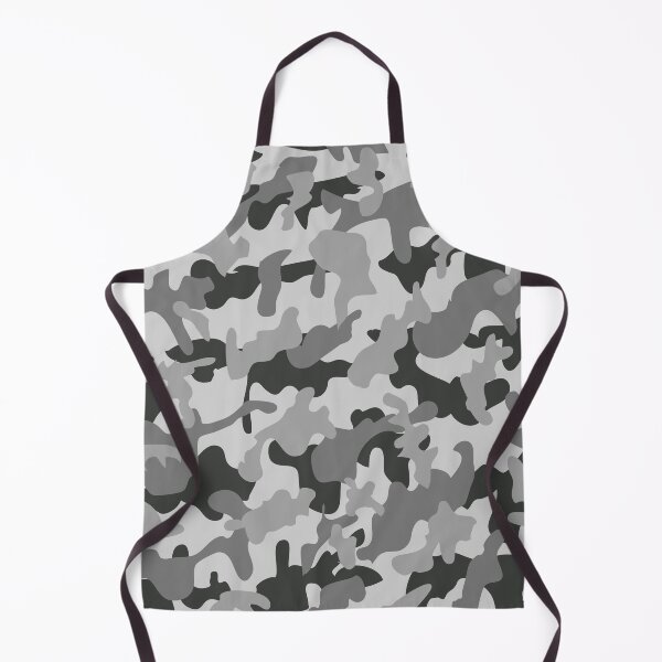 Item preview, Gray Camouflage Pattern in Gray Shades and Black designed and sold by ShopieHome.