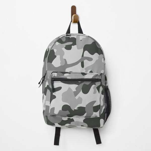 Item preview, Gray Camouflage Pattern in Gray Shades and Black designed and sold by ShopieHome.