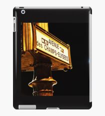 Avenue Champs Elysees iPad Case/Skin