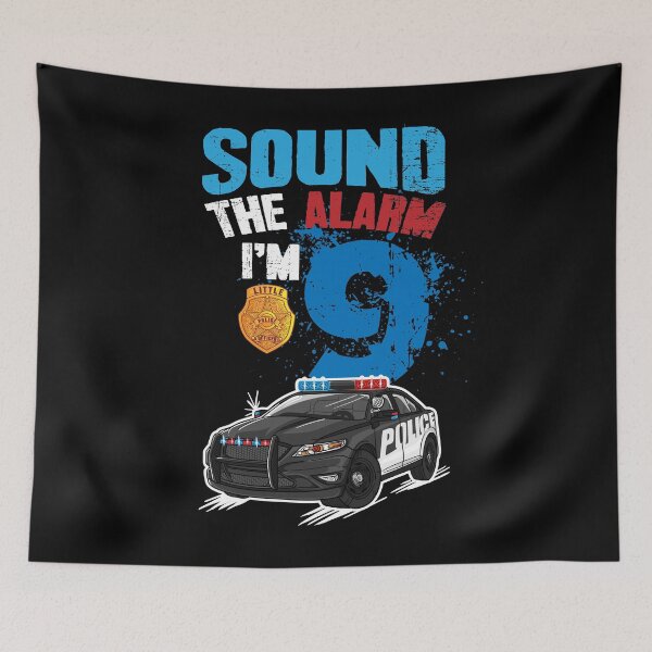 Item preview, Kids Police Car 9th Birthday Gift Boy - Sound The Alarm Im 9 designed and sold by Captain Mood.