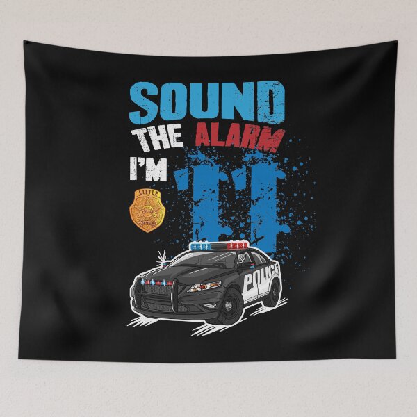 Item preview, Kids Police Car 11th Birthday Boy - Sound The Alarm Im 11 designed and sold by Captain Mood.