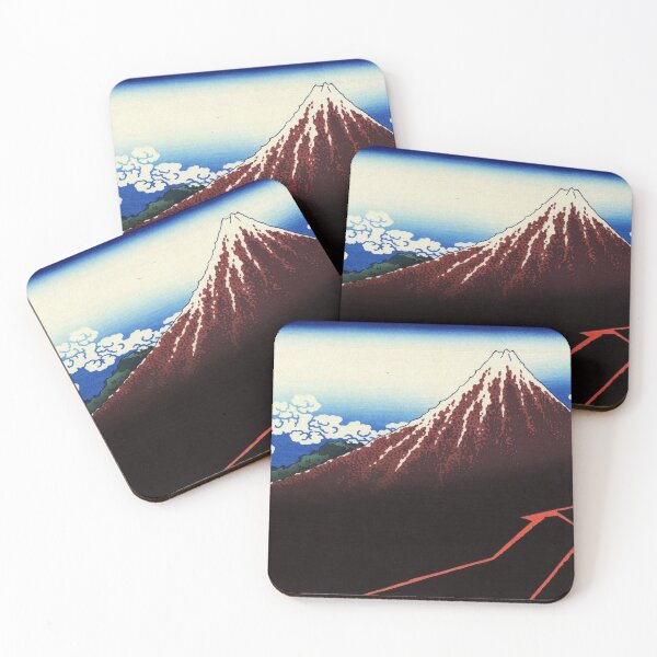 Item preview, Rainstorm beneath the Summit - Katsushika Hokusai - 1821 designed and sold by CJET.