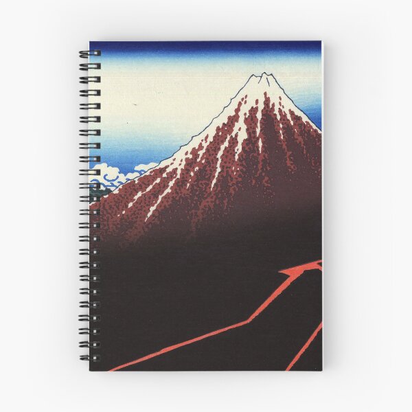 Item preview, Rainstorm beneath the Summit - Katsushika Hokusai - 1821 designed and sold by CJET.