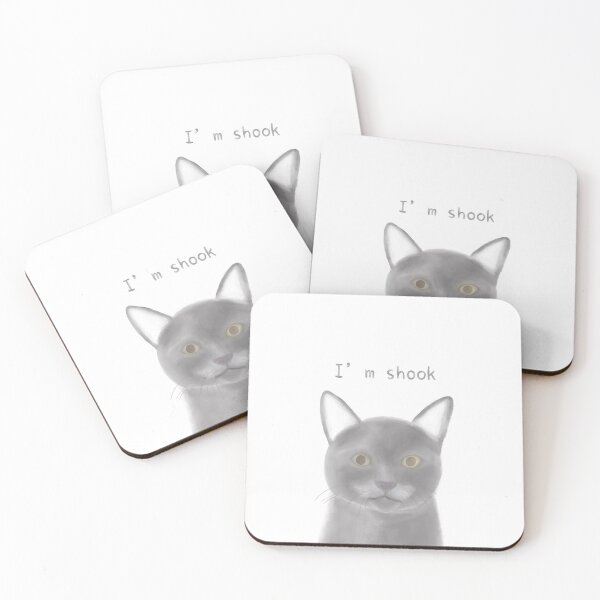 Item preview, A silly chartreux is shook by how cute she is designed and sold by KonekoVin.