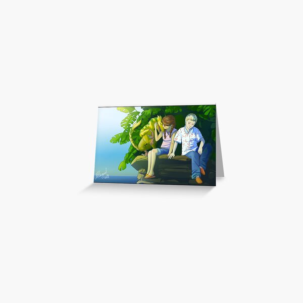 Growing up together - from "Gifts of wandering ice" Greeting Card