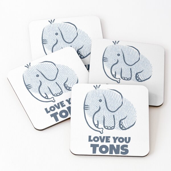 Item preview, Love You Tons - Cute Baby Elephant designed and sold by Witty Baby  Tees.
